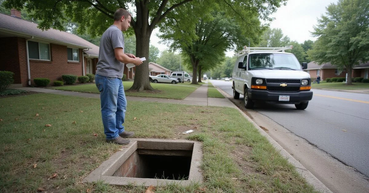 Open crawl space vent with humid outside air in a Middle Tennessee summer