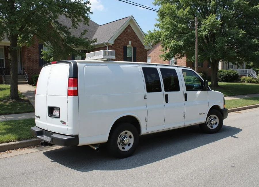 Middle Tennessee residential street in one of our service areas